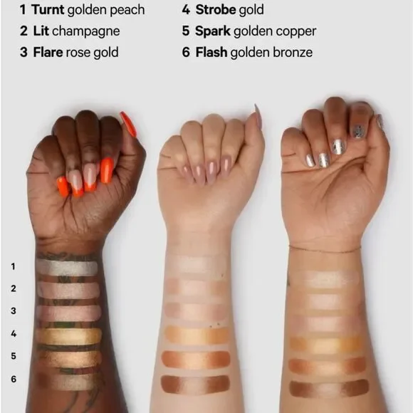 🌷$15 Milk Makeup Flare (Rose Gold) Highlighter New FullSz - Picture 3 of 8